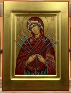 Богородица «Семистрельная» Образец 16 Апатиты