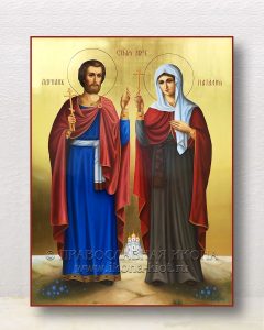 Икона «Адриан и Наталия, святые мученики» Апатиты