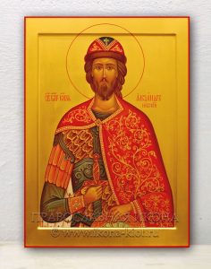 Икона «Александр Невский, великий князь» Апатиты