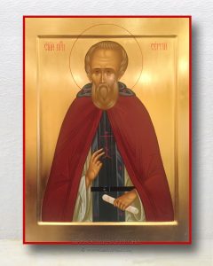 Икона «Сергий Радонежский, преподобный» (образец №15) Апатиты
