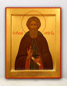 Икона «Сергий Радонежский, преподобный» (образец №5) Апатиты