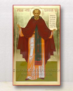 Икона «Сергий Радонежский, преподобный» (образец №60) Апатиты