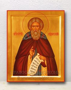 Икона «Сергий Радонежский, преподобный» (образец №8) Апатиты